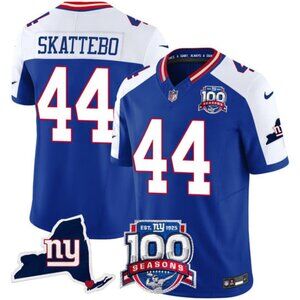 Mens Youths Kids Womens Cam Skattebo Stitched Jersey Royal
